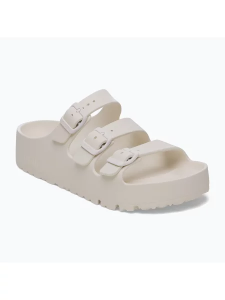 Pantofle Birkenstock na platformě bílé