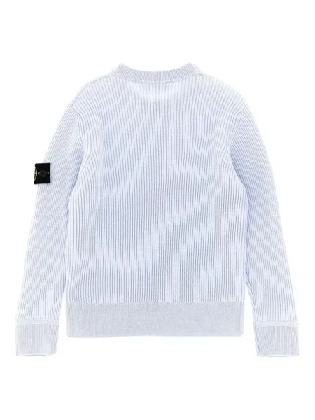 Sweter dziecięcy Stone Island biały