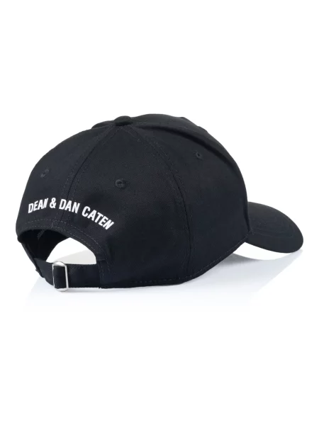 Czapka z daszkiem Dsquared2 klasyczna czarna