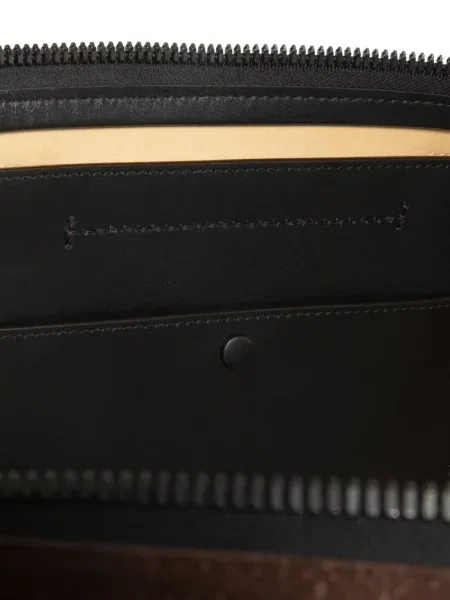 Geantă Moncler cu autograf maro