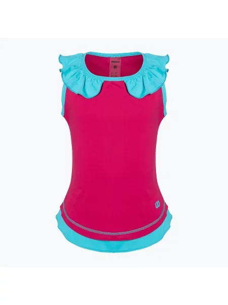 Tricou de tenis pentru copii Wilson Competition Tank II roz