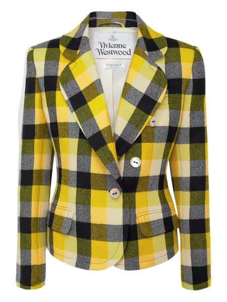 Карирано яке Vivienne Westwood жълто