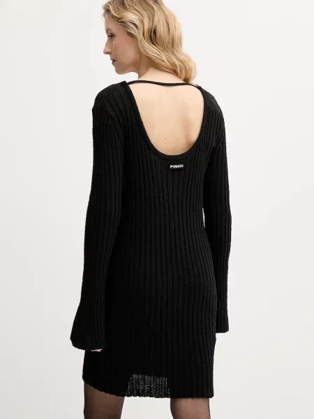 Платье мини Pinko черное