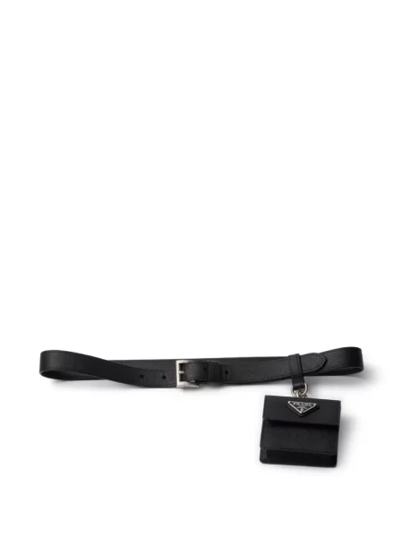Curea Prada din piele negru