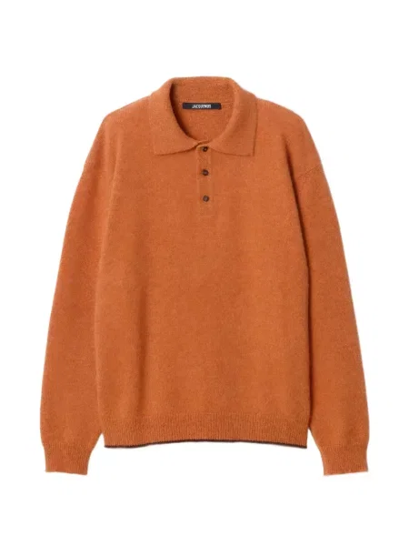 Koszulka polo Jacquemus pomarańczowa