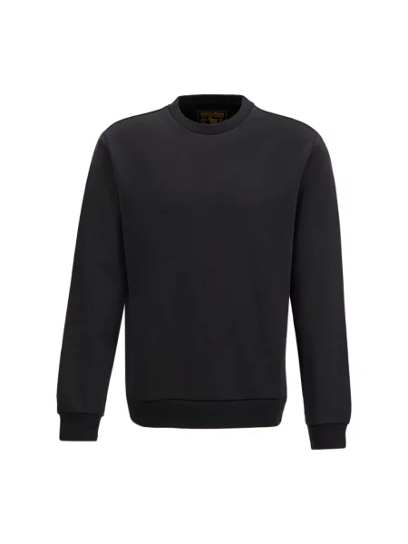 Bluza nierozpinana Woolrich z logo czarna