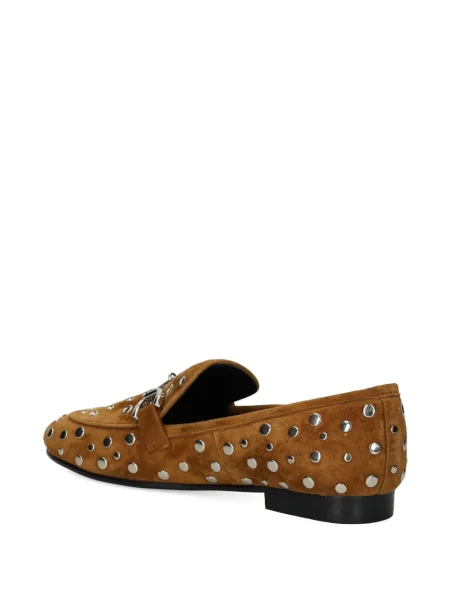 Pantofi loafer Bibi Lou cu tepi maro