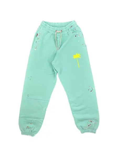 Pantaloni Palm Angels alergare verde