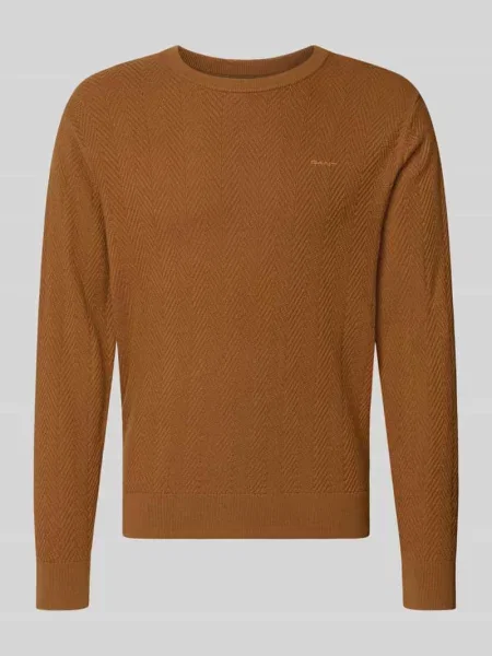 Sweter o kroju regular fit z mieszanki bawełny i wełny Gant