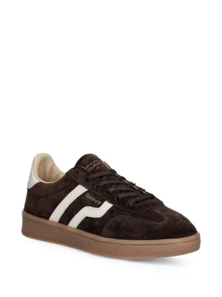 Sneakerși Gant din piele de căprioară maro
