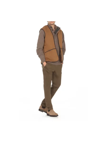 Sweter Barbour wełniany brązowy