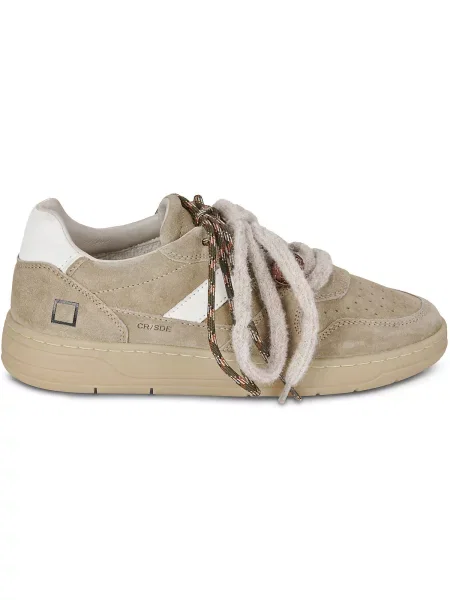 Boty D.A.T.E. COURT SUEDE CAMEL béžové