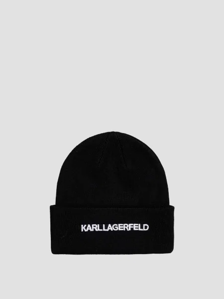 Шапка Karl Lagerfeld чорна