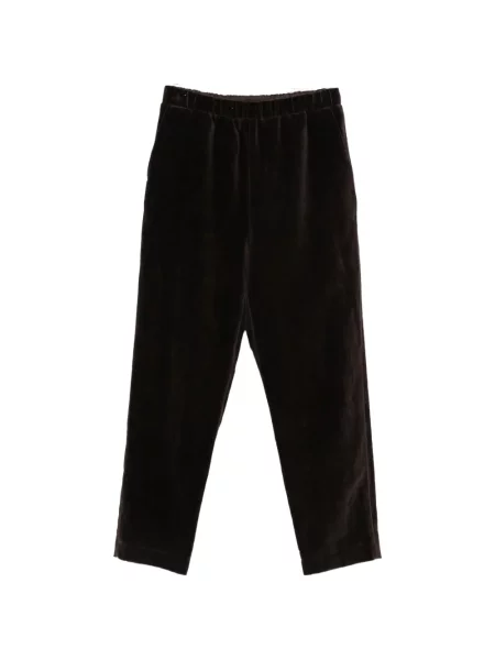 Lung pantaloni Casey Casey de catifea maro