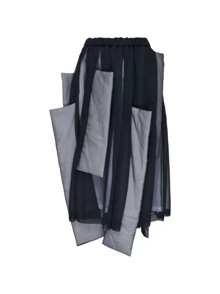 Maxi sukně Comme Des Garçons černé