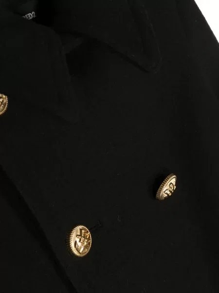 Płaszcz dziecięcy Dsquared2 czarny