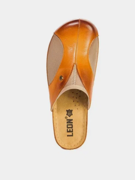 Сабо Leon коричневые
