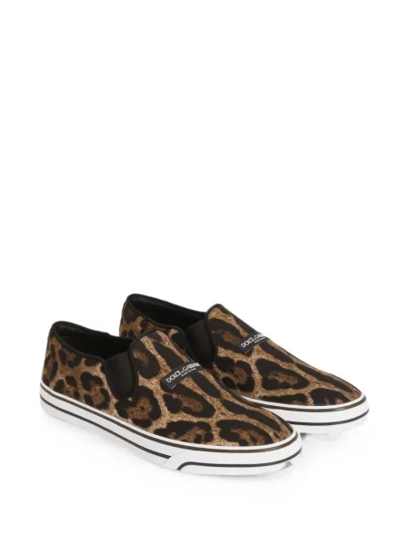 Sneakerși Dolce & Gabbana cu imagine din canvas
