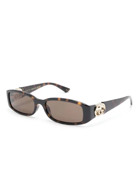 Saulės akiniai Gucci ruda