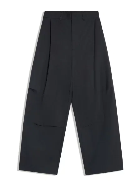 Bershka Pantaloni cutați închis albastru
