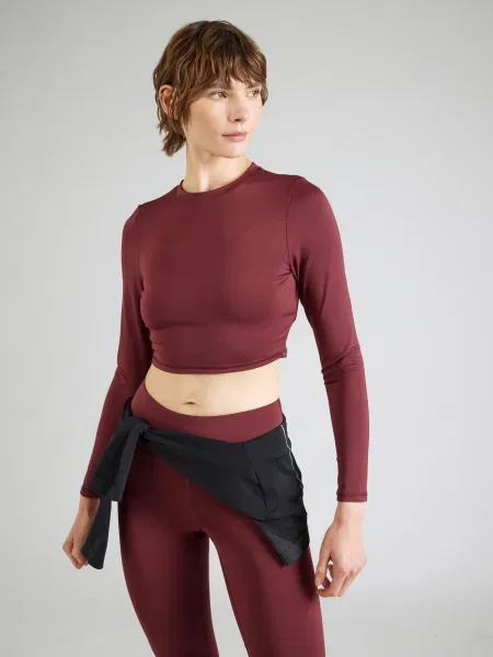PUMA Tricou funcțional PWRSHAPE vin roșu