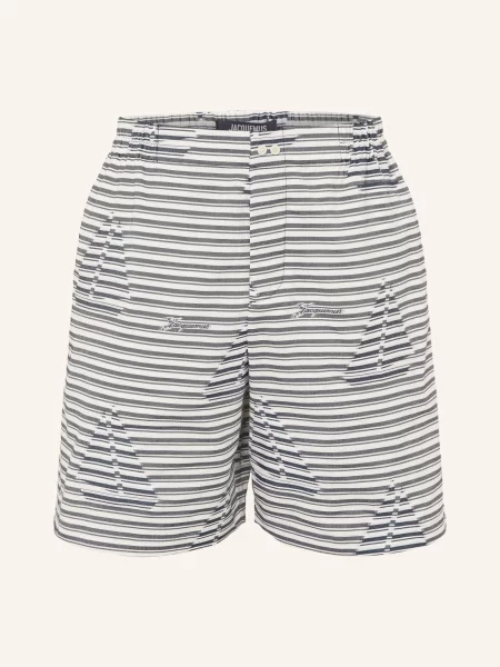 Jacquemus Szorty Le Short Calecon blau białe
