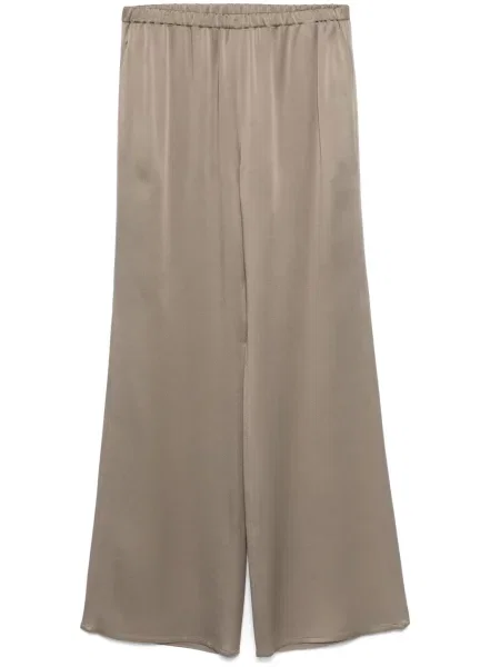 Pantaloni Antonelli cu picior lat maro