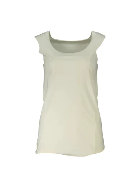 Podkoszulka Patrizia Pepe na szerokie ramiączka biała