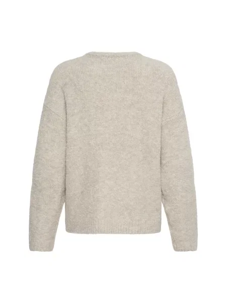Dzianinowy sweter Ichi beżowy