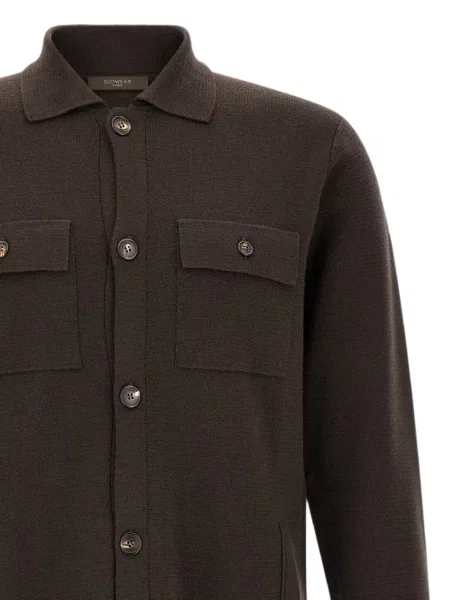 Cardigan Zanone maro