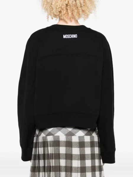 Hanorac Moschino cu imagine negru