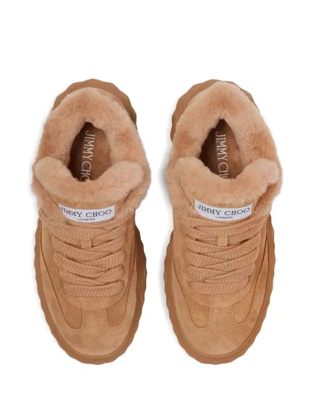 Sneakerși Jimmy Choo maro