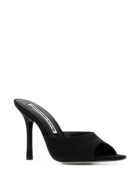 Papuci tip mules Alexander Wang negru