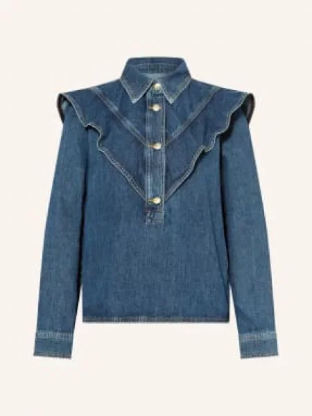 Halenka Mos Mosh s volány modrá