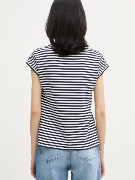 T-shirt z okrągłym dekoltem model Taila' Joop! brązowa