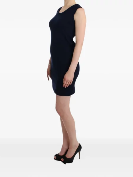 Rochie mini John Galliano fără mâneci albastru