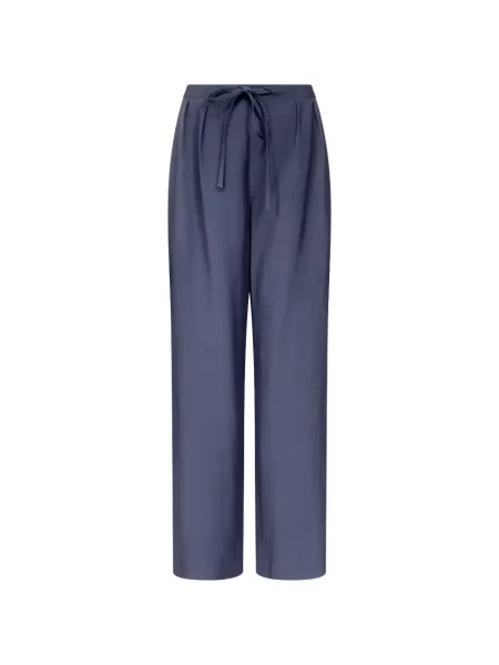 Pantaloni Loulou De Saison cu cordon albastru