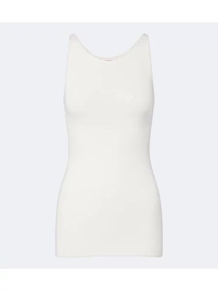 Top Toteme tricotate alb