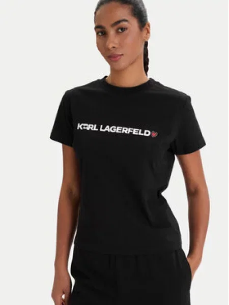 KARL LAGERFELD Pižama črna