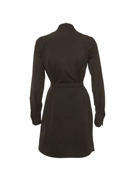 Cu centură lung rochie mini Theory negru