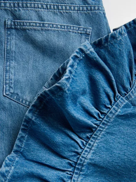 Reserved Джинси з воланами синій