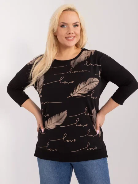Bluză Fashionhunters negru