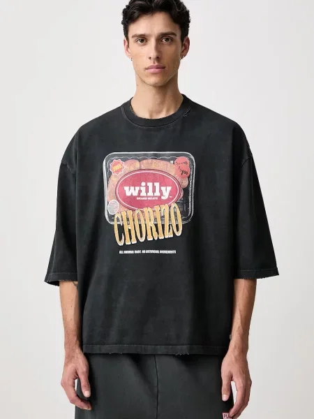 Willy Chavarria OS ESPECIAL CHORIZO BUFFALO tricou din pentru bărbați