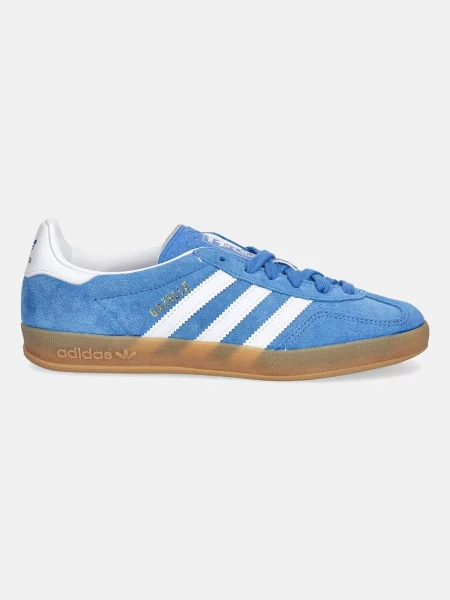 ADIDAS ORIGINALS Tenisky Gazelle azúrová / zlatá / biela modrá