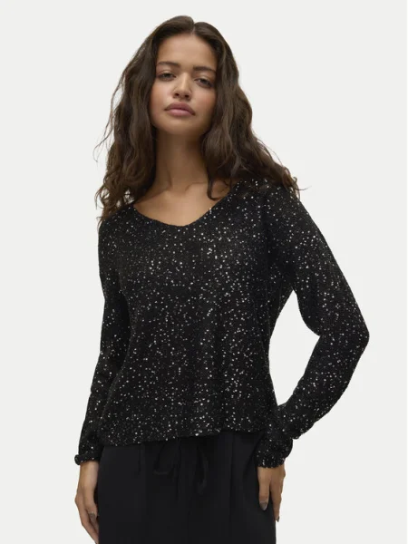 Vero Moda Bluză Leilani negru