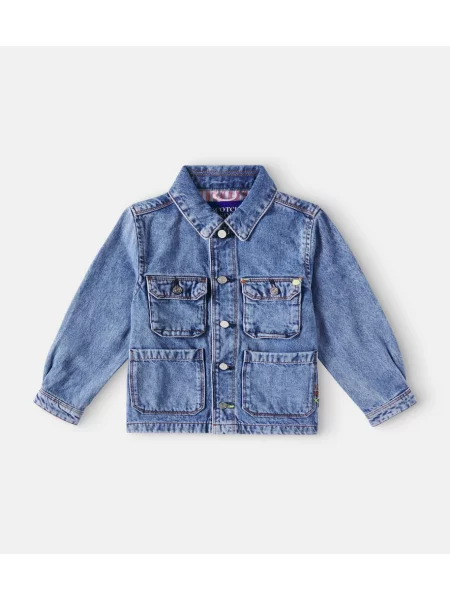 Džinsinė striukė Scotch & Soda mėlyna