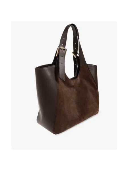 Shopperka Furla skórzana brązowa