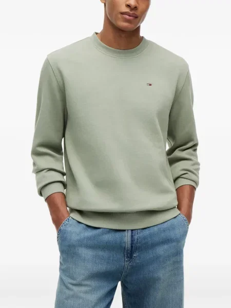 Hanorac Tommy Hilfiger cu autograf verde