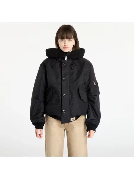 Яке Carhartt WIP Hd Oltera Bomber UNISEX Black/ Black XXL черно