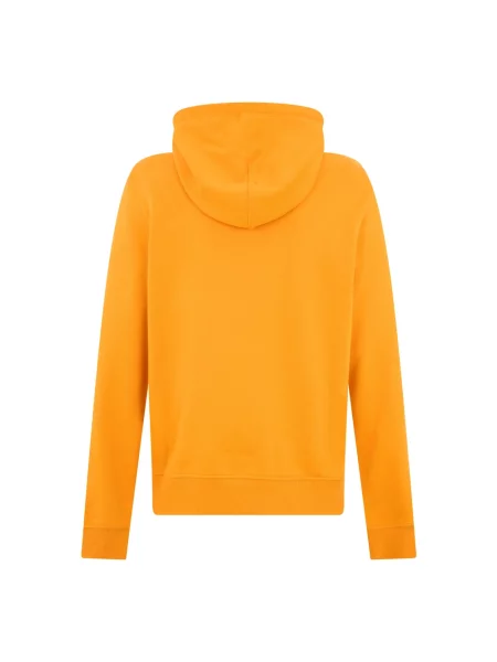 Bluza z kapturem Diesel z kapturem pomarańczowa